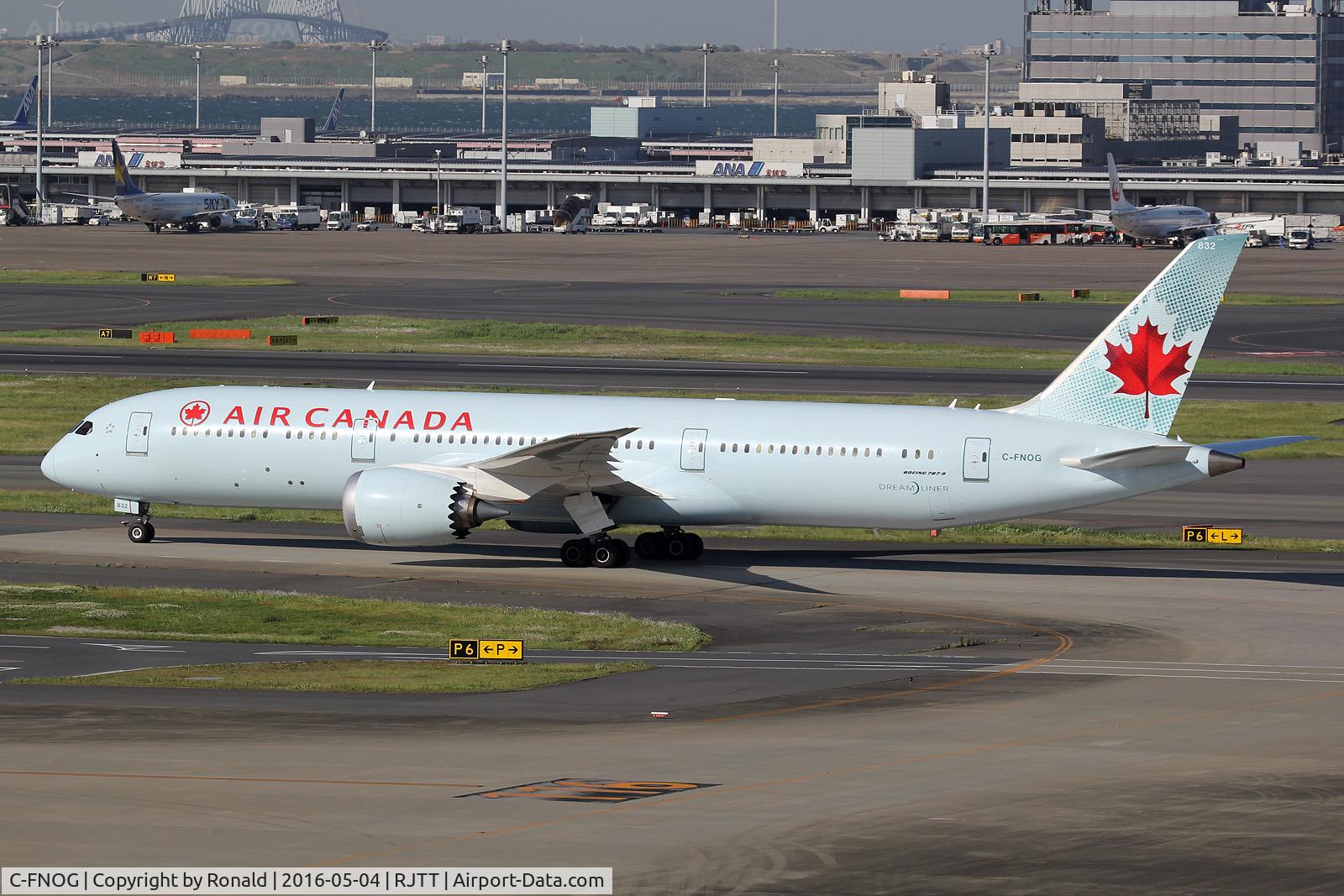 C-FNOG, 2015 Boeing 787-9 Dreamliner Dreamliner C/N 35266, at hnd