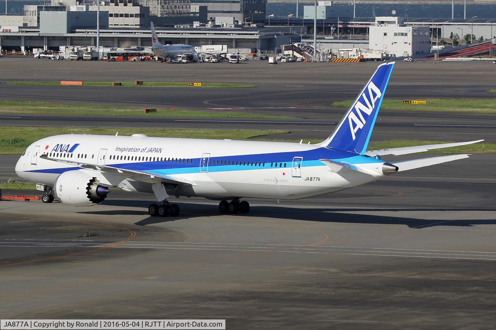 JA877A, 2016 Boeing 787-9 Dreamliner C/N 43871, at hnd
