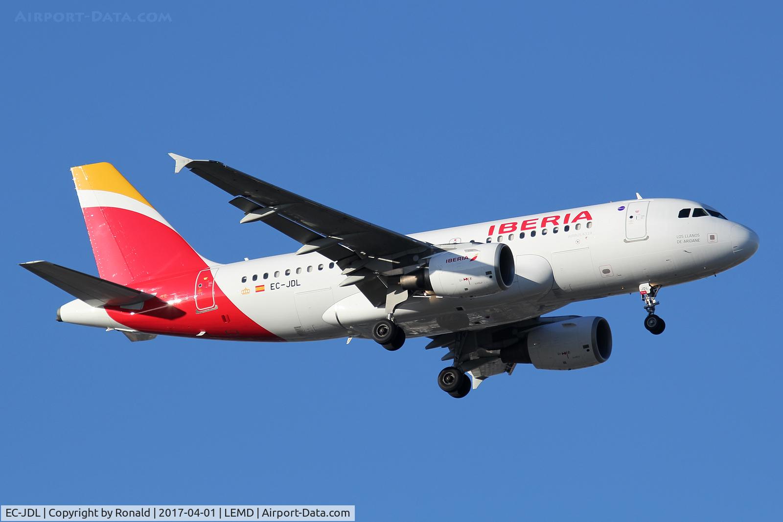 EC-JDL, 2004 Airbus A319-111 C/N 2365, at mad