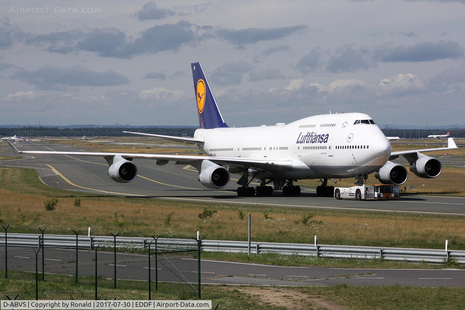 D-ABVS, 1997 Boeing 747-430 C/N 28286, at fra