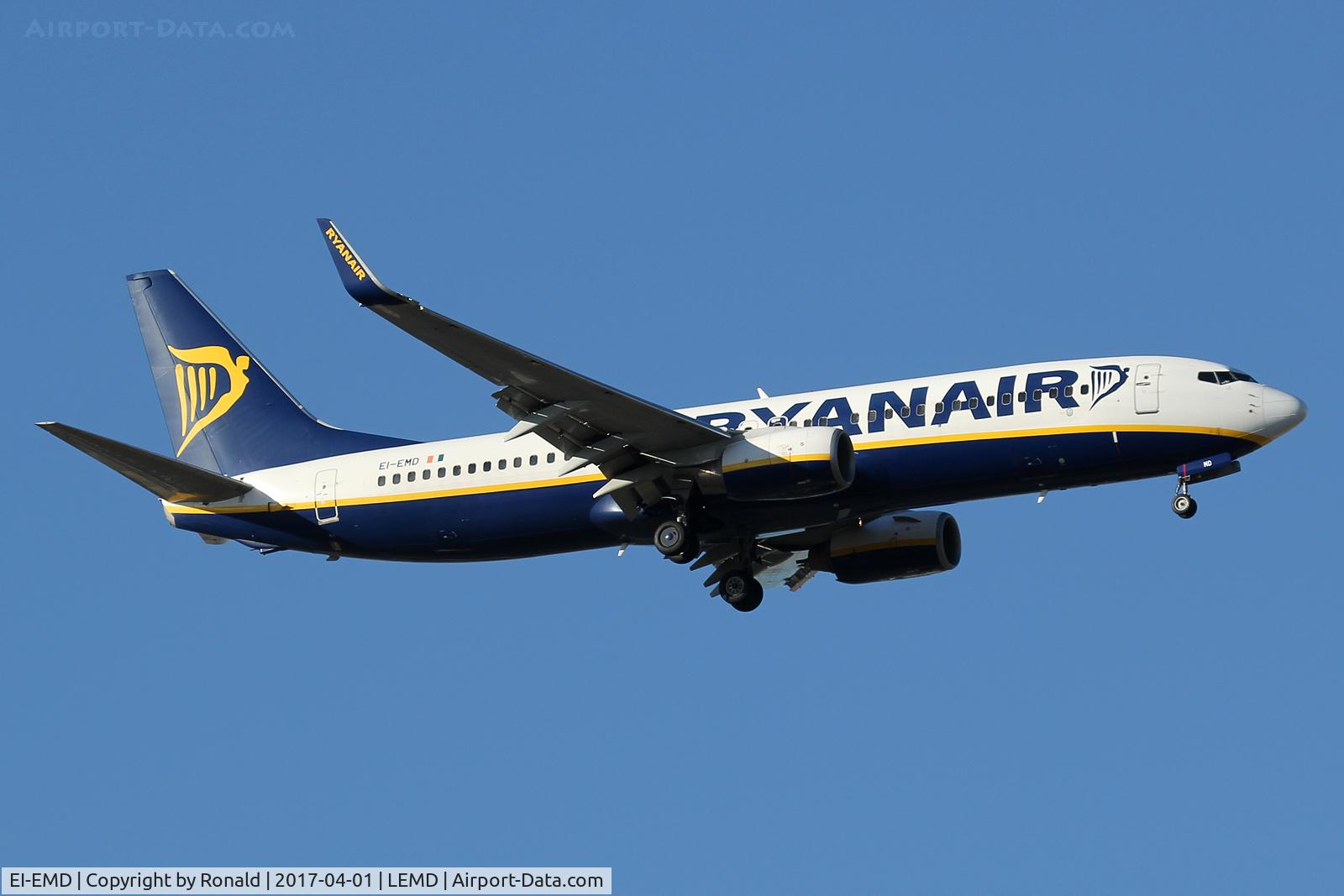 EI-EMD, 2010 Boeing 737-8AS C/N 38509, at mad
