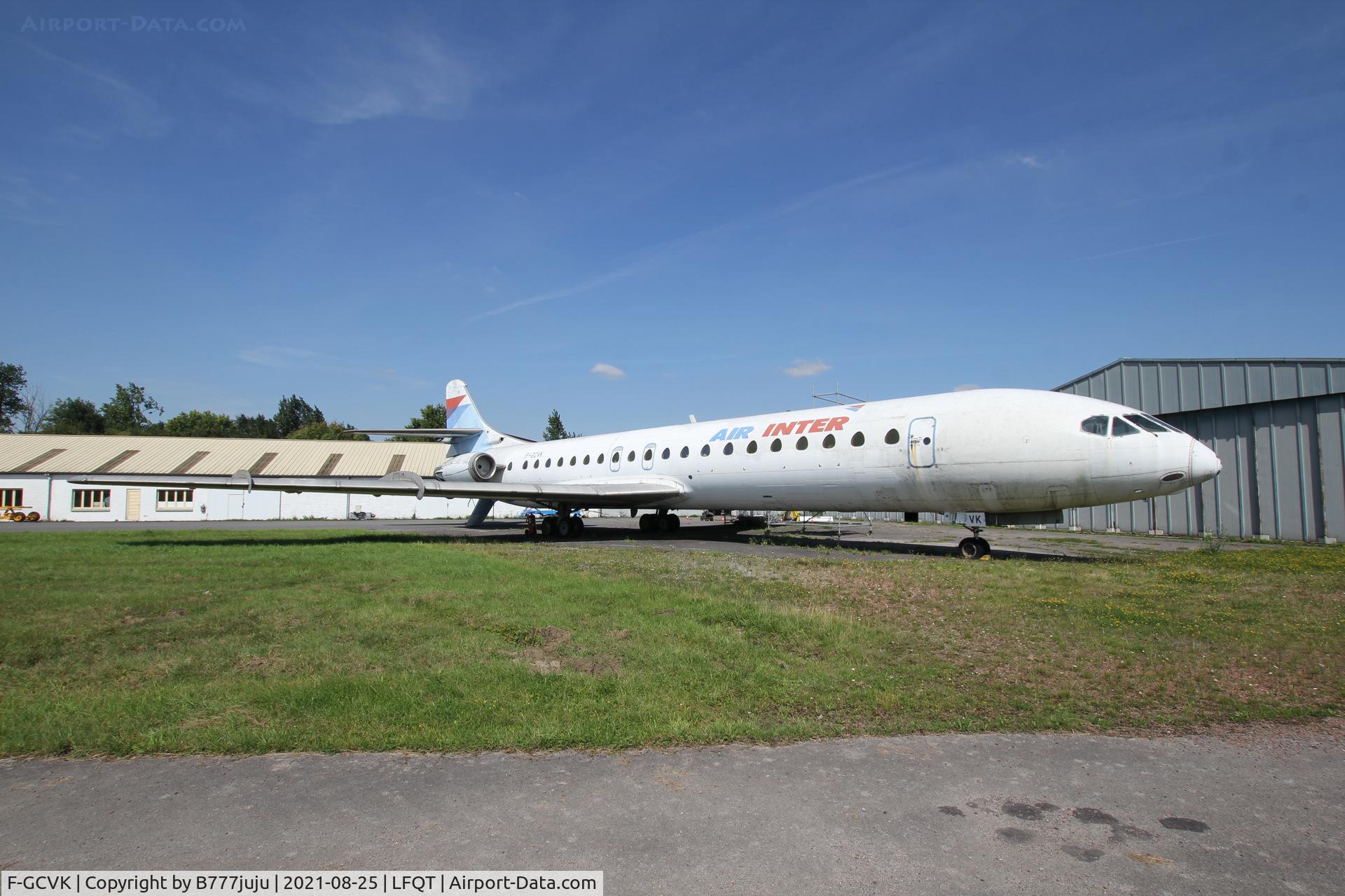F-GCVK, 1972 Aerospatiale SE-210 Caravelle 12 C/N 276, use for mecanical training