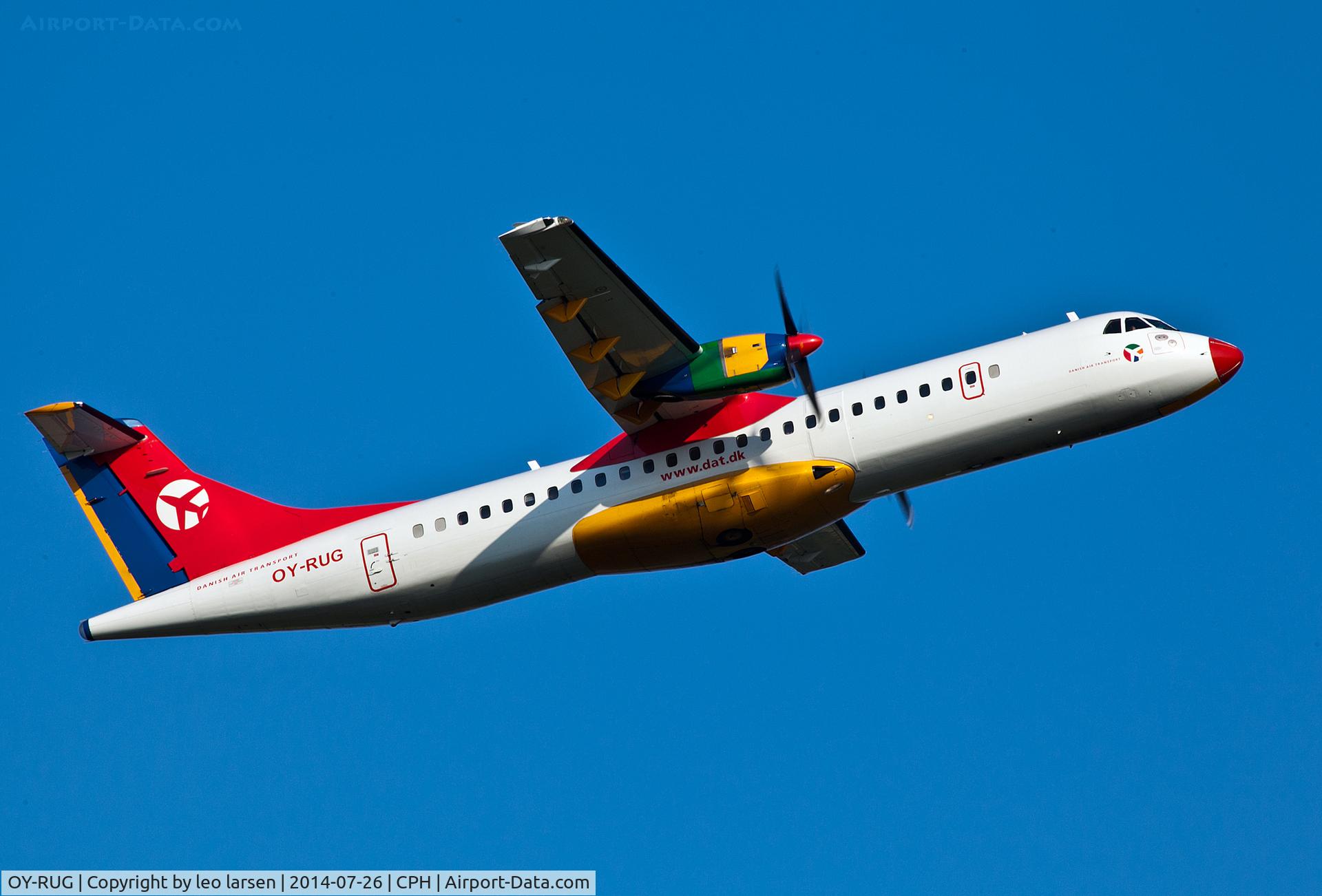 OY-RUG, 1998 ATR 72-202 C/N 509, Copenhagen 26.7.2014