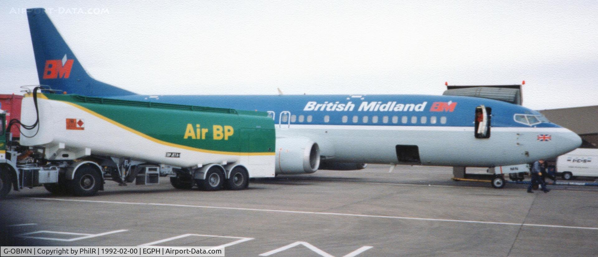 G-OBMN, 1989 Boeing 737-46B C/N 24123, G-OBMN 1989 B737-400 BMI EDI