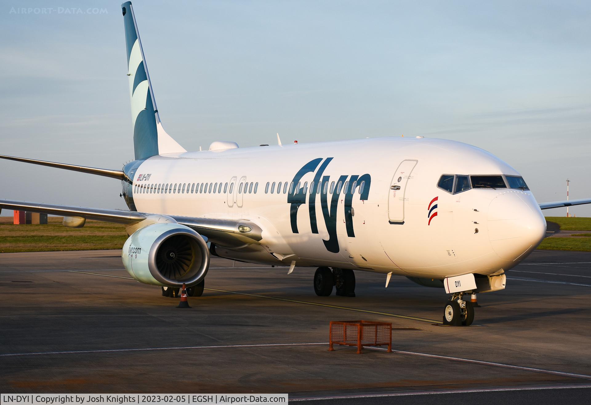 LN-DYI, 2010 Boeing 737-8JP C/N 40866, On Stand After Arrival From Oslo Following The Ceasing of Operations for Flyr.