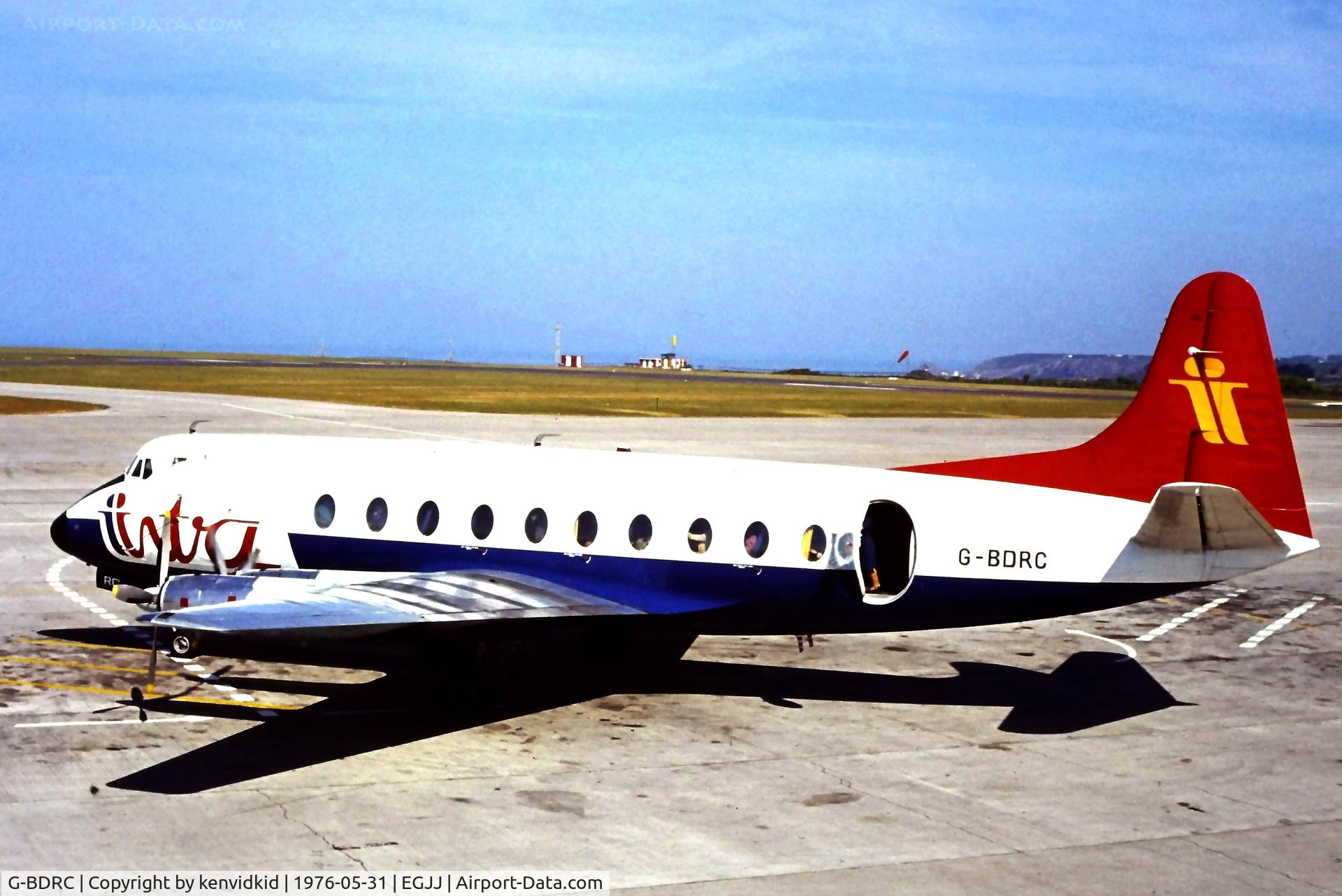 G-BDRC, 1955 Vickers Viscount 724 C/N 52, At Jersey C.I.