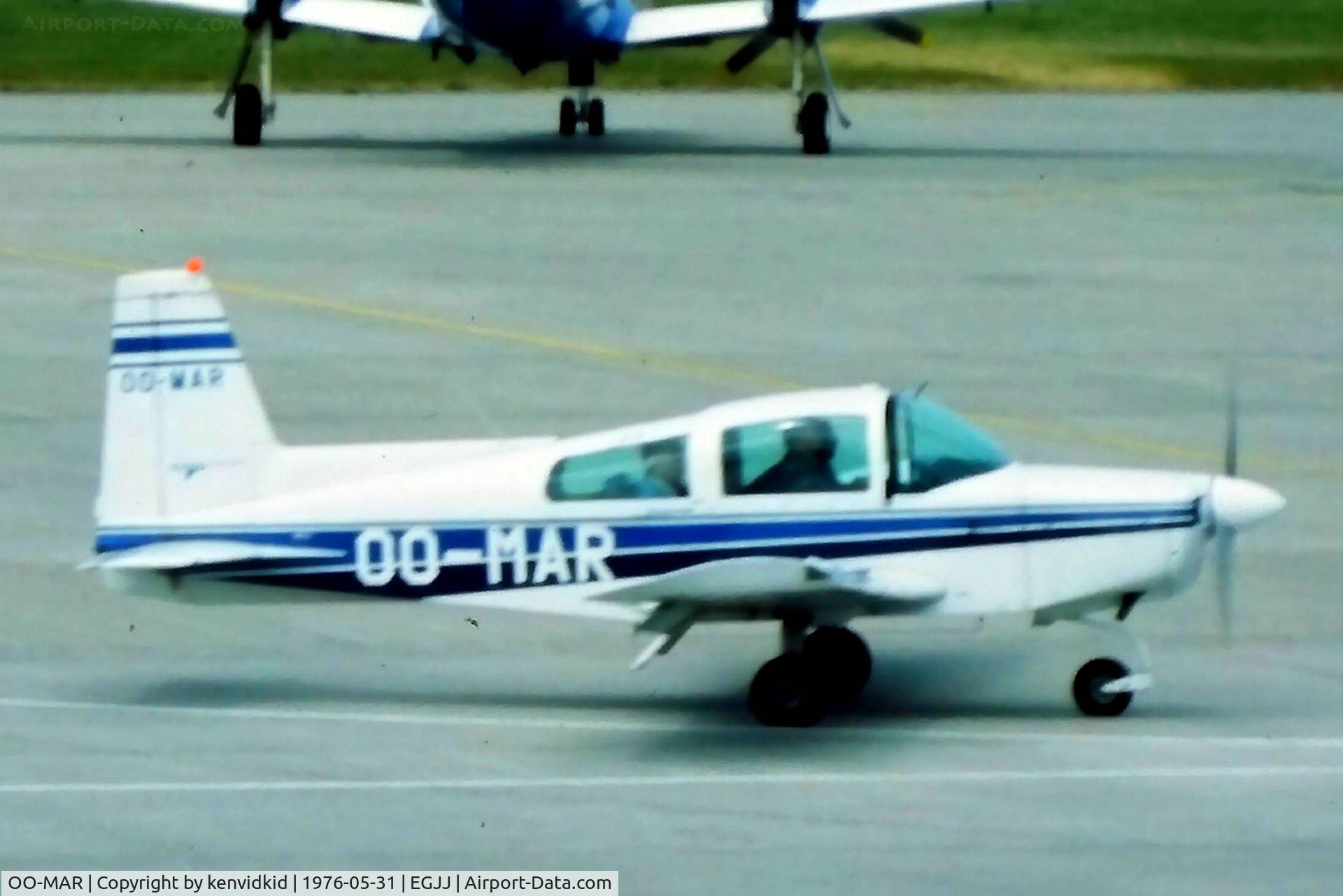 OO-MAR, 1973 Grumman American AA-5 Traveler C/N AA5-0424, At Jersey C.I.
