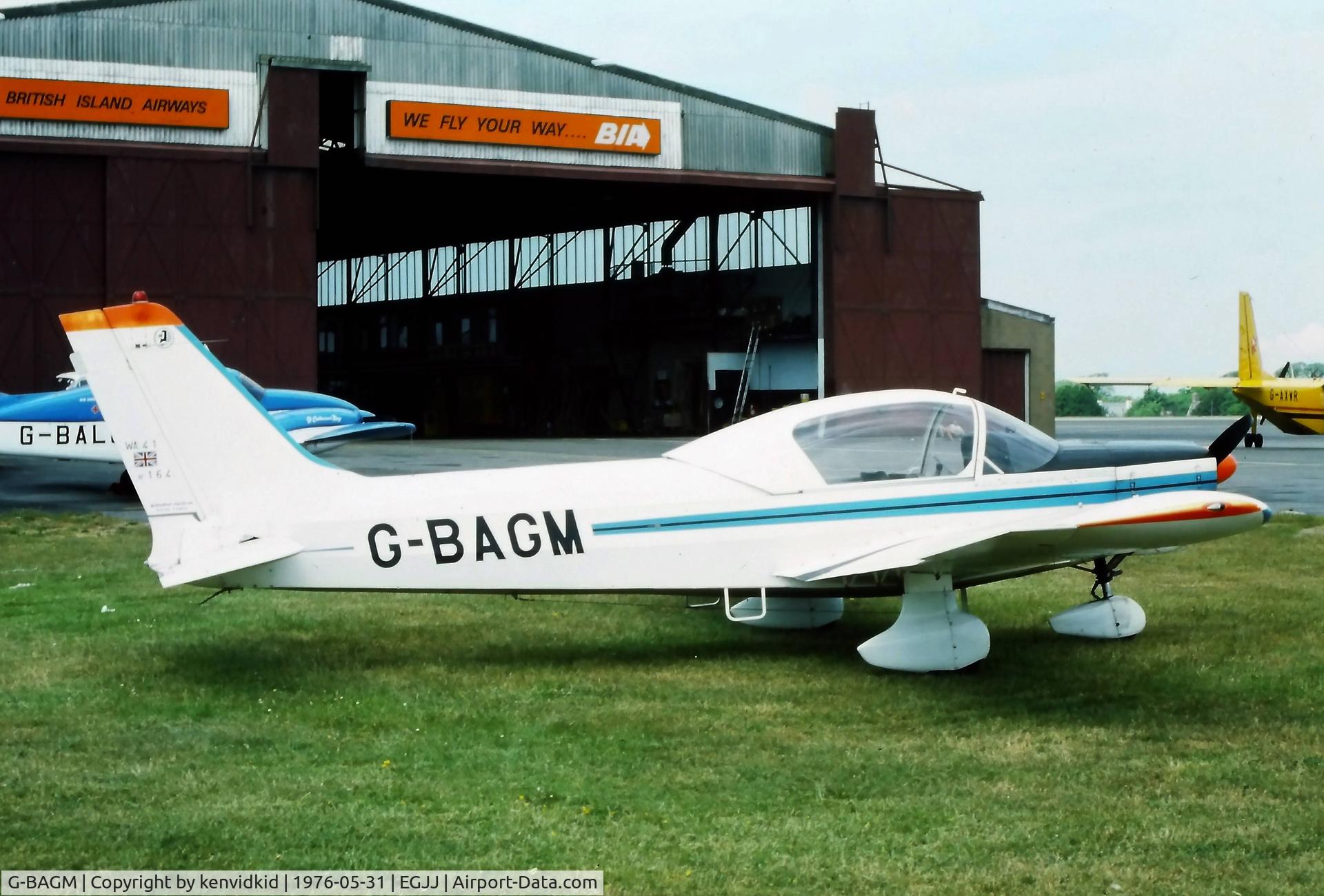 G-BAGM, 1969 Wassmer WA-41 Baladou C/N 164, At Jersey C.I.