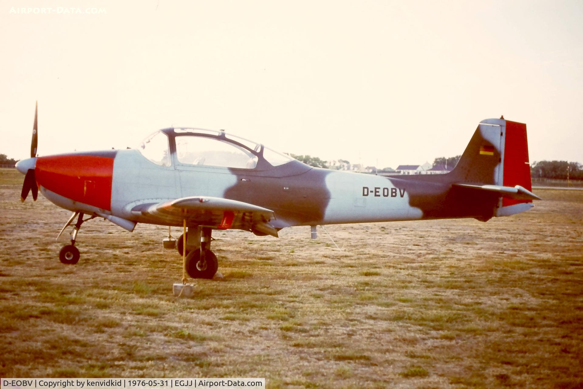 D-EOBV, Piaggio P.149D C/N 157, At Jersey C.I.