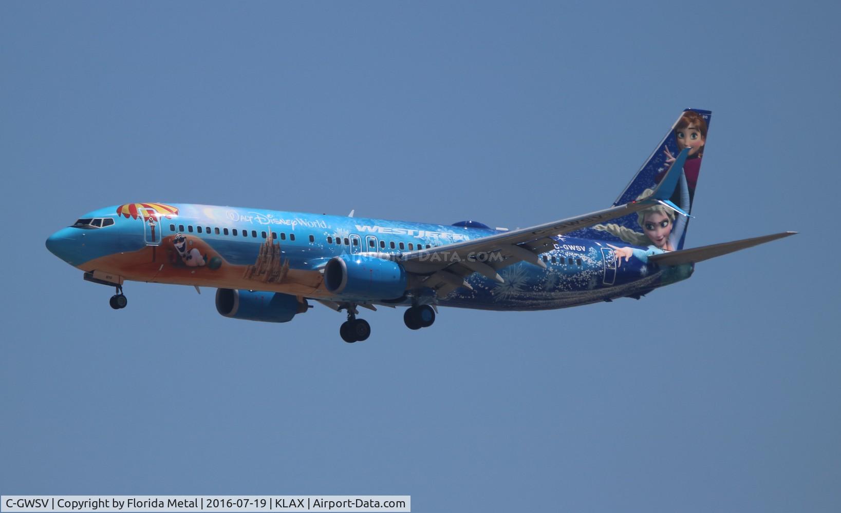 C-GWSV, 2009 Boeing 737-8CT C/N 37158, WestJet 737-800 zx