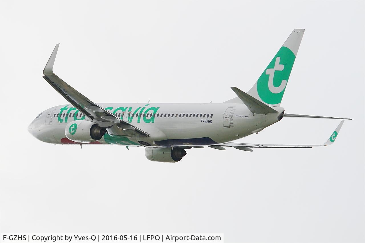 F-GZHS, 2007 Boeing 737-84P C/N 35074, Boeing 737-84P, Climbing from rwy 24, Paris-Orly airport (LFPO-ORY)