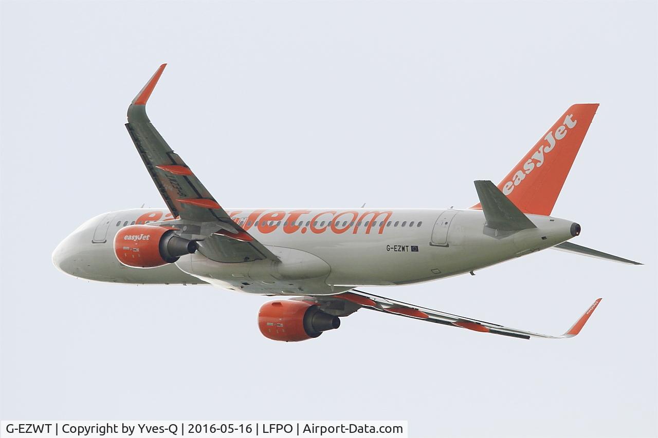 G-EZWT, 2014 Airbus A320-214 C/N 6047, Airbus A320-214, Climbing from rwy 24, Paris-Orly airport (LFPO-ORY)