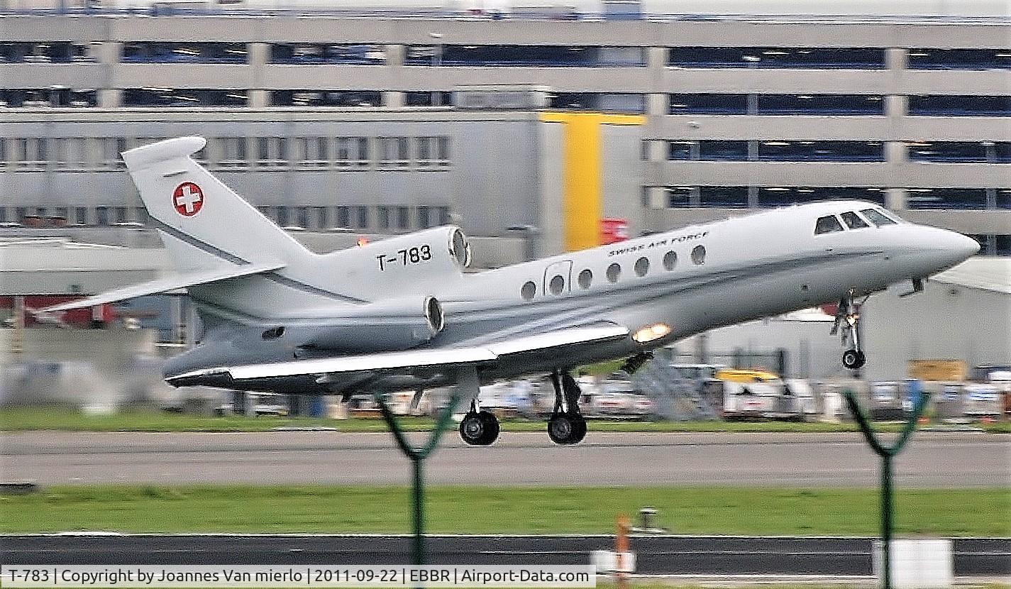 T-783, Dassault Falcon 50 C/N 67, T/O BRU 25R