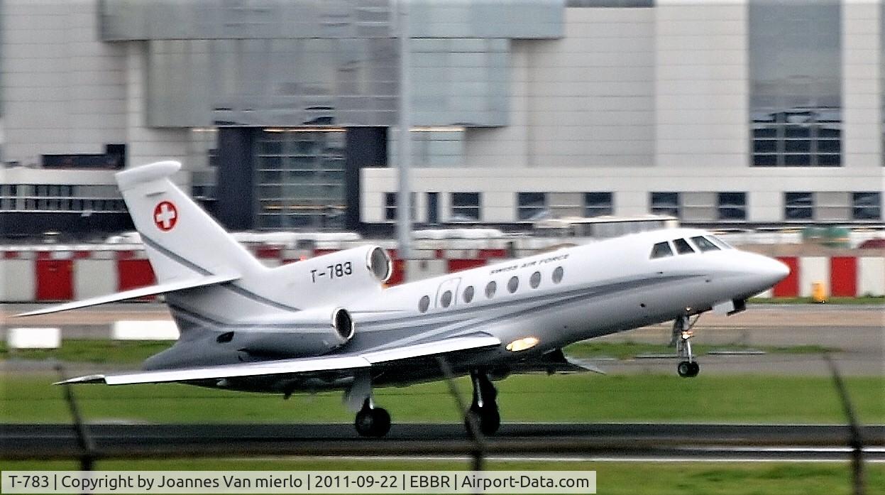T-783, Dassault Falcon 50 C/N 67, T/O BRU 25R