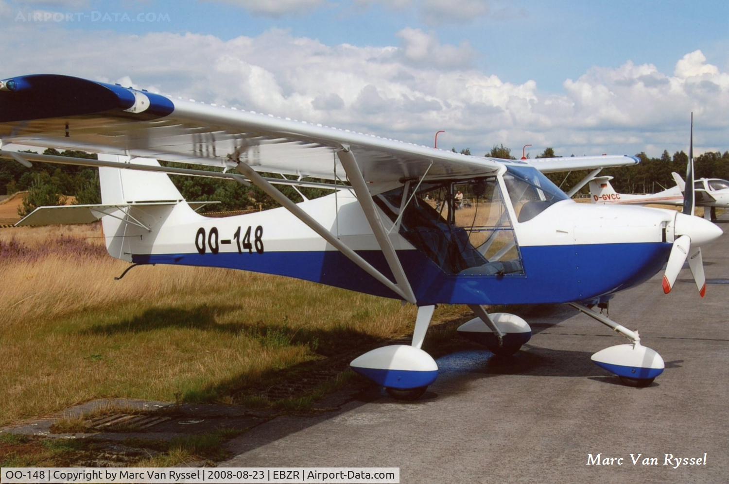 OO-148, 1989 Aeropro Eurofox Space 3K C/N 18505, At Zoersel fly-in 2008.