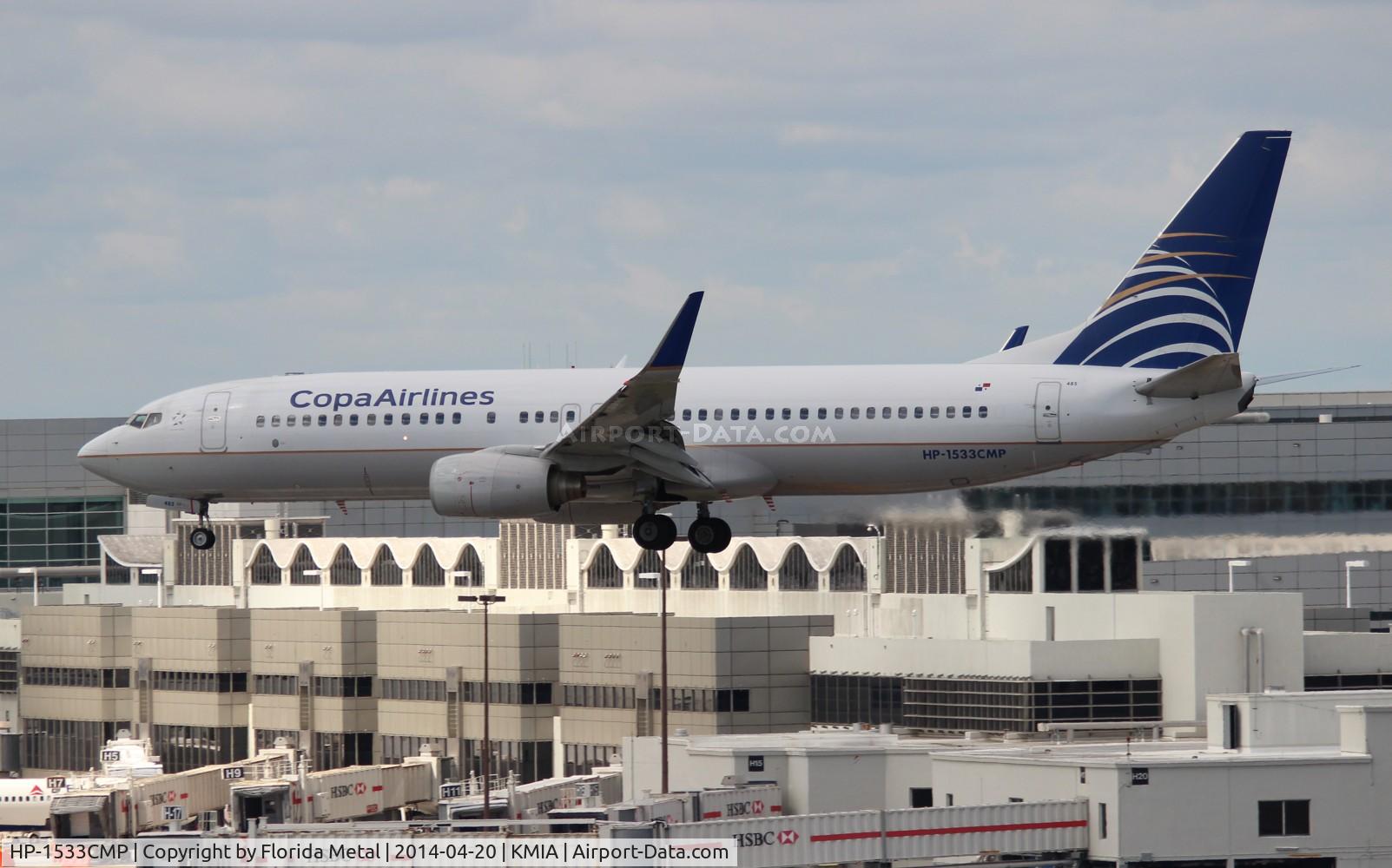 HP-1533CMP, 2007 Boeing 737-8V3 C/N 35067, Copa 737-800 zx