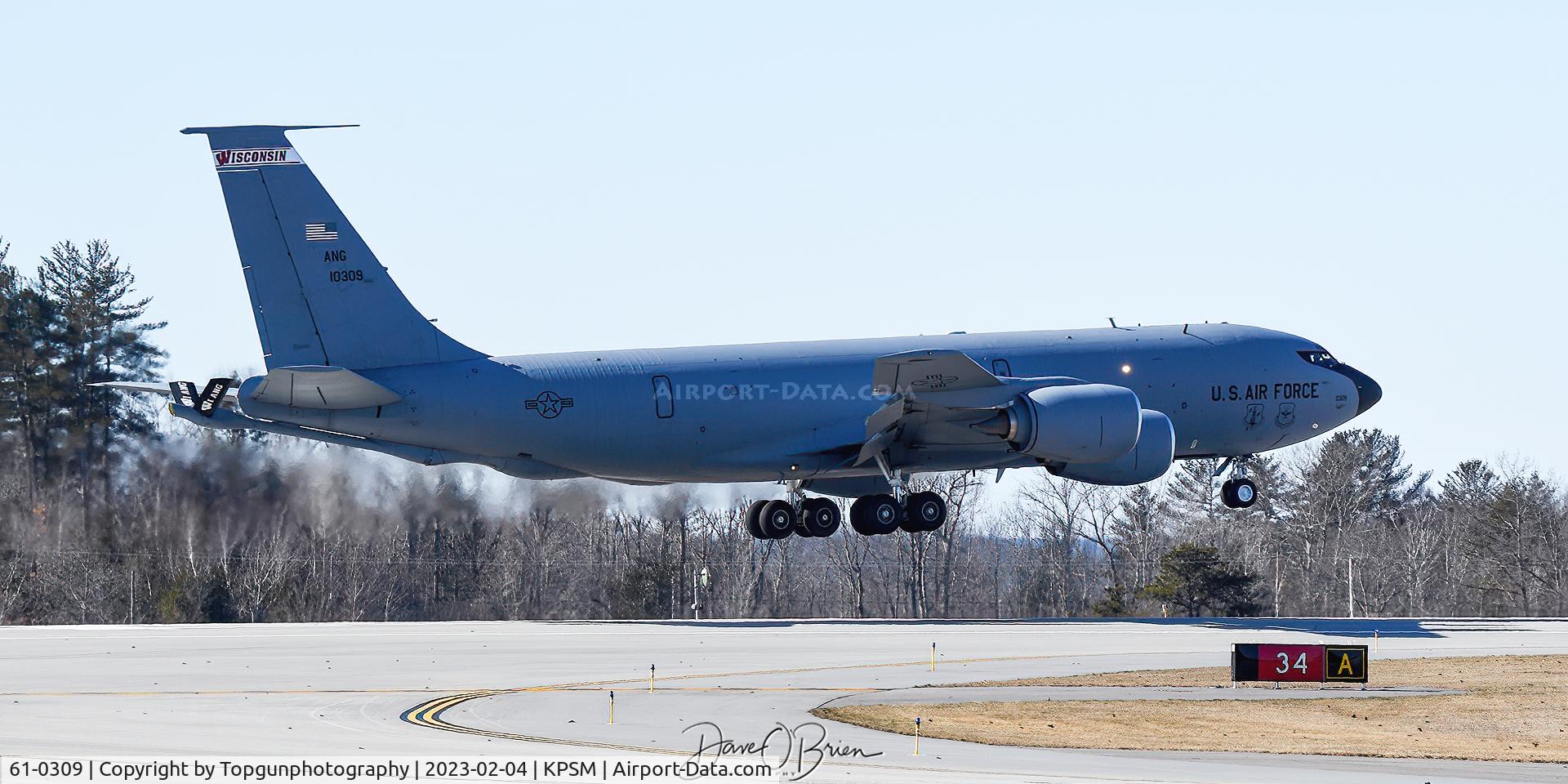 61-0309, 1961 Boeing KC-135R Stratotanker C/N 18216, IGOR20 returns from CAP duty over DC