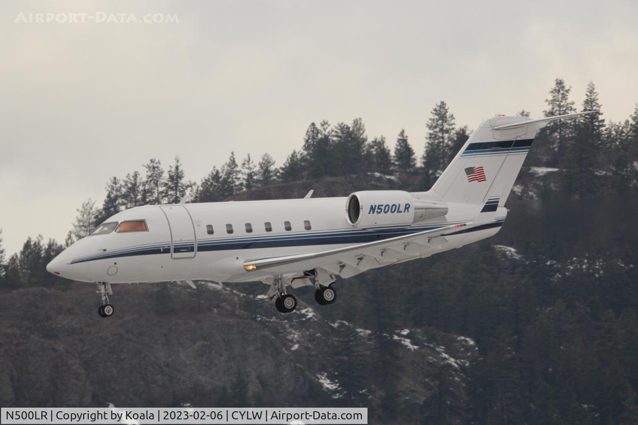 N500LR, 1987 Canadair Challenger 601-3A (CL-600-2B16) C/N 5012, Arrival from Van Nuys (VNY, CA).
