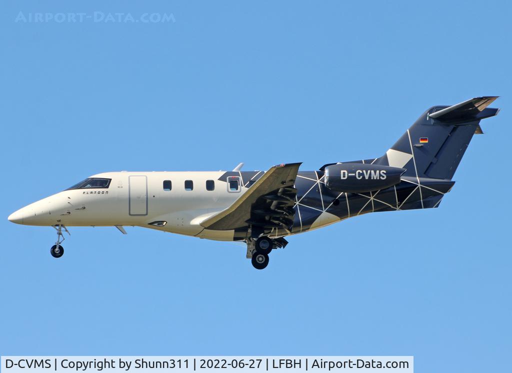 D-CVMS, 2021 Pilatus PC-24 C/N 224, Landing rwy 27