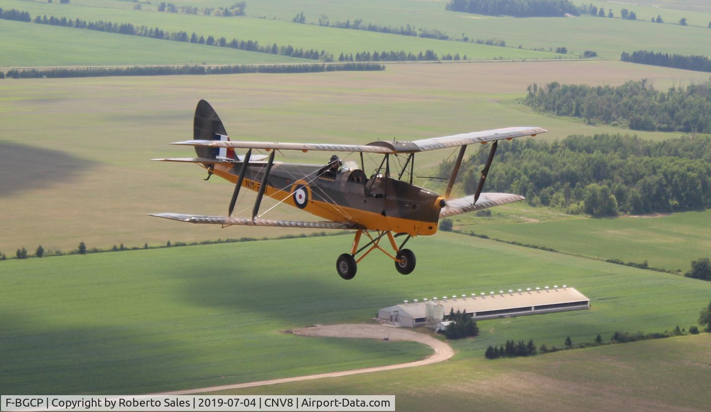 F-BGCP, 1943 De Havilland DH-82A Tiger Moth II C/N 86508, ex F-BGCP this aircraft is now owned and operated by Edenvale Classic Aircraft Foundation in Ontario Canada.