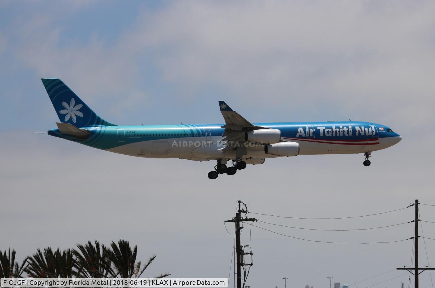 F-OJGF, 2001 Airbus A340-313 C/N 385, Air Tahiti A343 zx