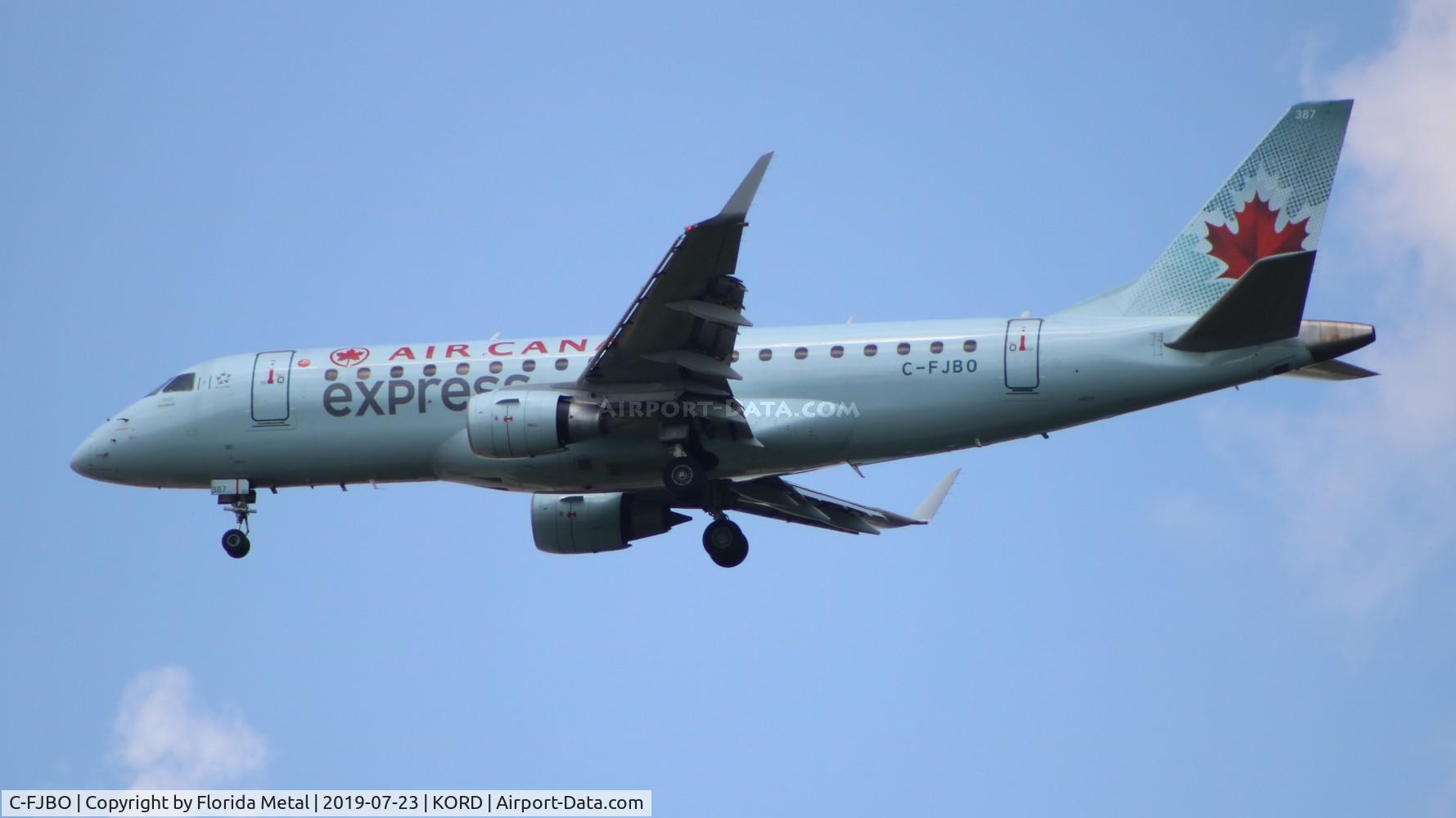 C-FJBO, 2009 Embraer 175SU (ERJ-170-200SU) C/N 17000277, Air Canada E175 zx