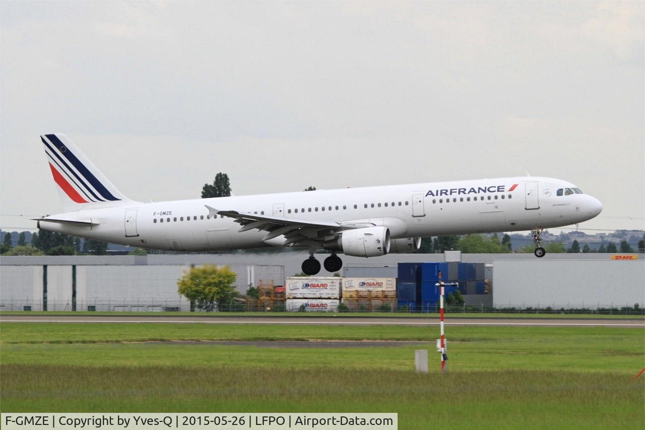 F-GMZE, 1995 Airbus A321-111 C/N 544, Airbus A321-111, Landing rwy 06, Paris-Orly Airport (LFPO-ORY)