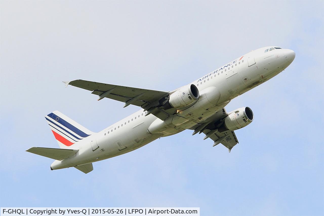 F-GHQL, 1991 Airbus A320-211 C/N 0239, Airbus A320-211, TClimbing from rwy 08, Paris-Orly airport (LFPO-ORY)