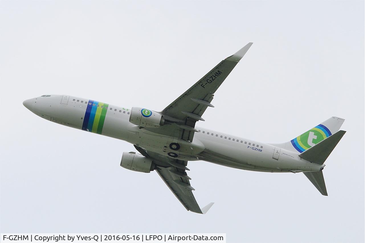 F-GZHM, 2014 Boeing 737-8K2 C/N 37792, Boeing 737-8K2, Climbing from rwy 24, Paris-Orly airport (LFPO-ORY)