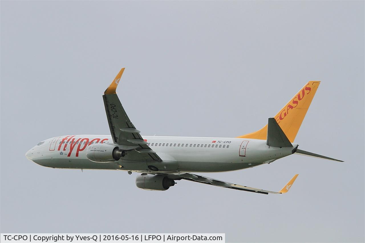 TC-CPO, 2007 Boeing 737-8AS C/N 33641, Boeing 737-8AS, Climbing from rwy 26, Paris-Orly Airport (LFPO-ORY)