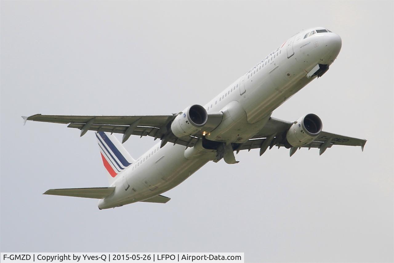 F-GMZD, 1995 Airbus A321-111 C/N 0529, Airbus A321-111, Take off Rwy 08, Paris-Orly Airport (LFPO-ORY)