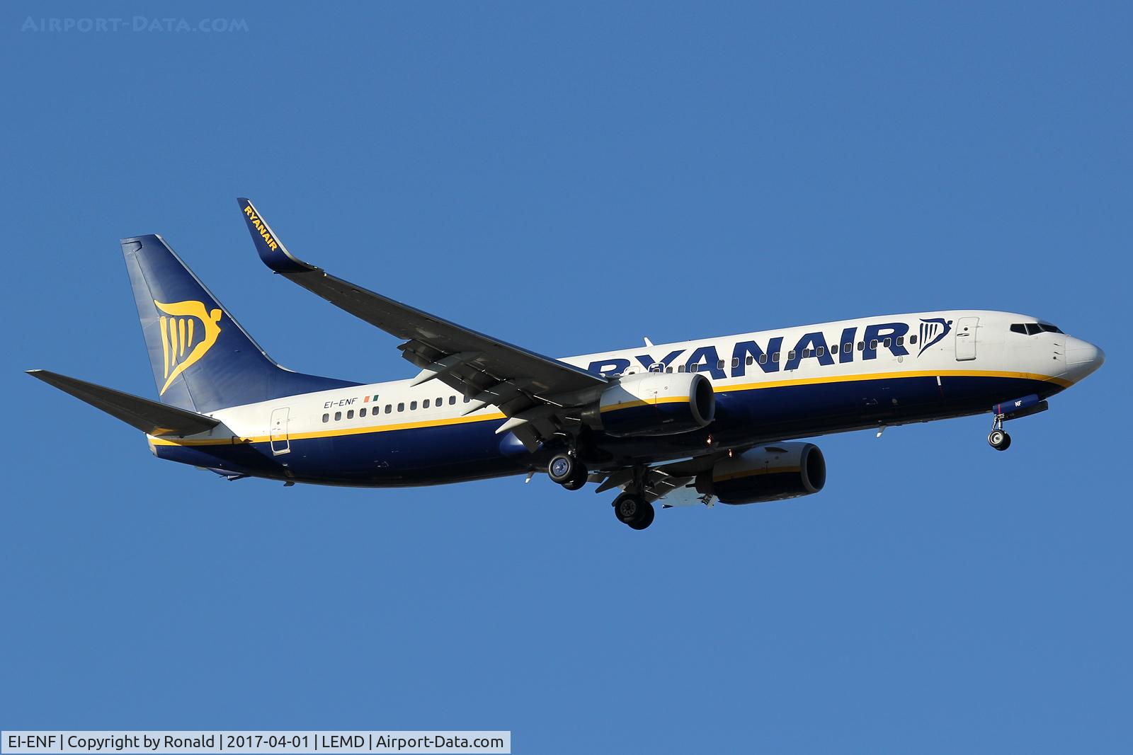 EI-ENF, 2010 Boeing 737-8AS C/N 35034, at mad