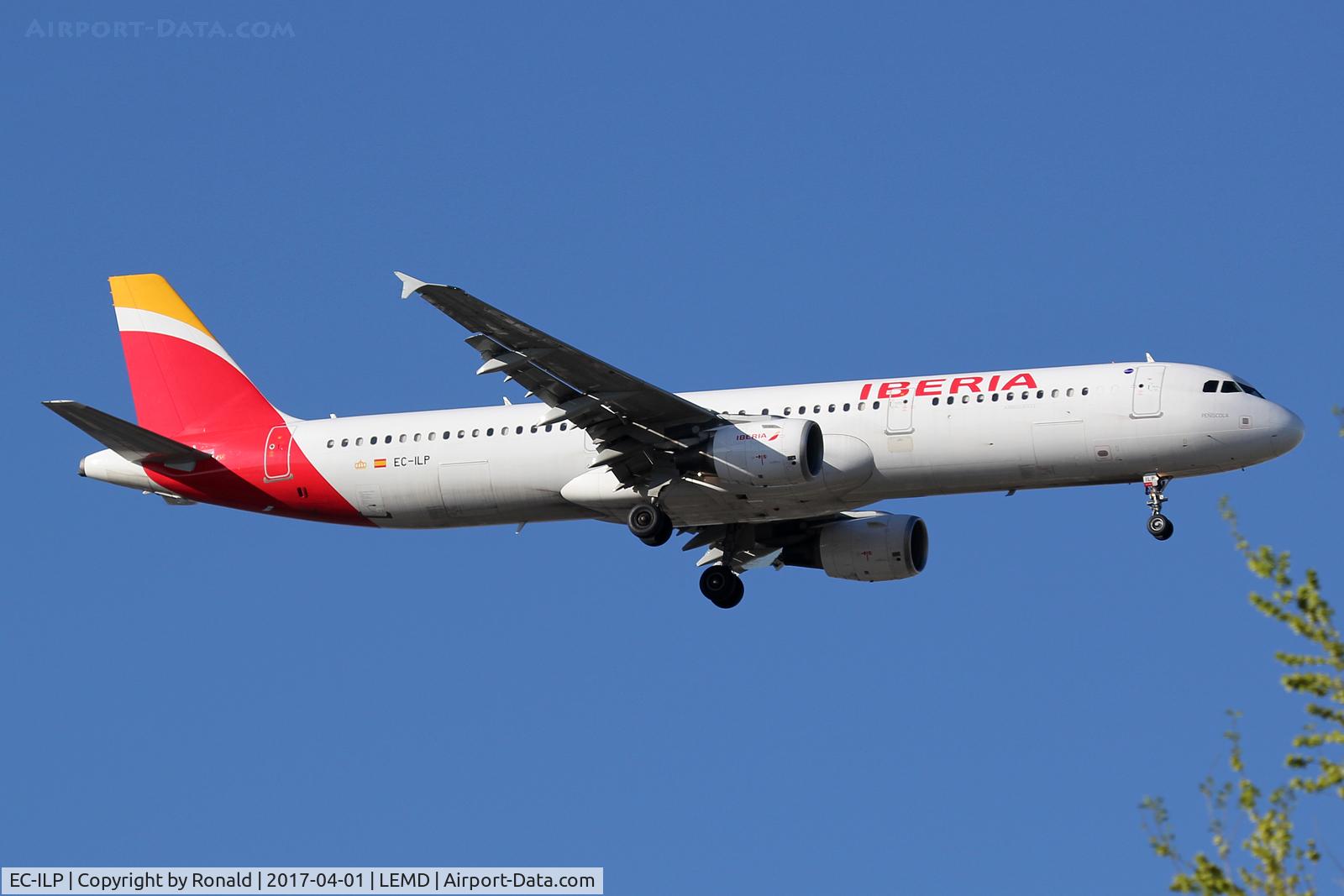EC-ILP, 2002 Airbus A321-211 C/N 1716, at mad