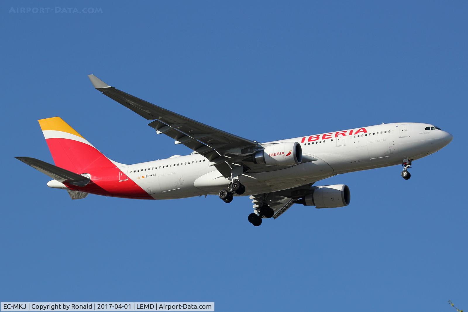 EC-MKJ, 2016 Airbus A330-202 C/N 1728, at mad