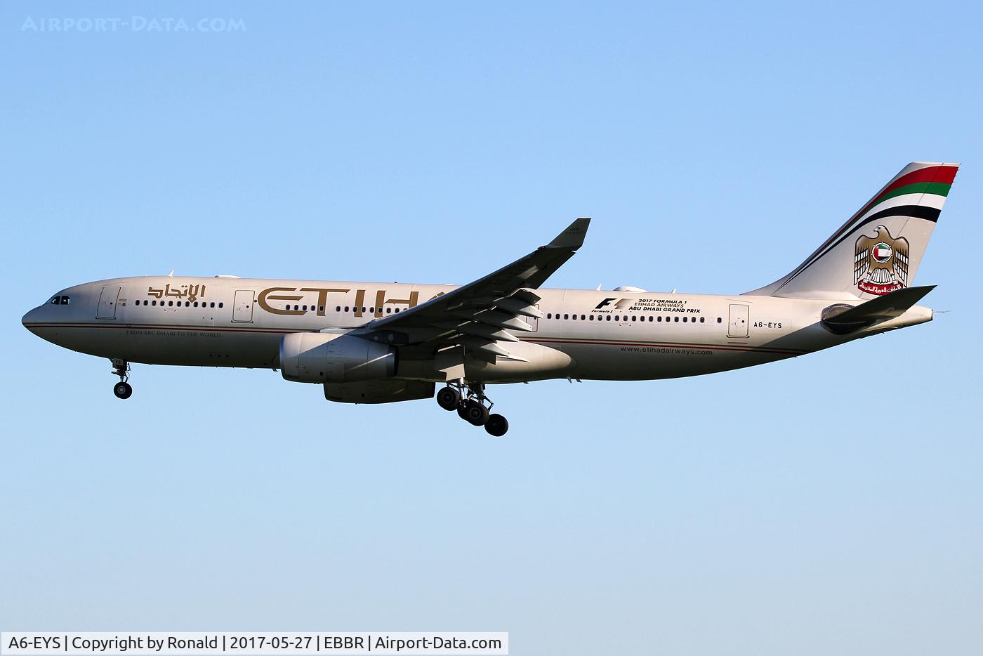 A6-EYS, 2009 Airbus A330-243 C/N 991, at bru