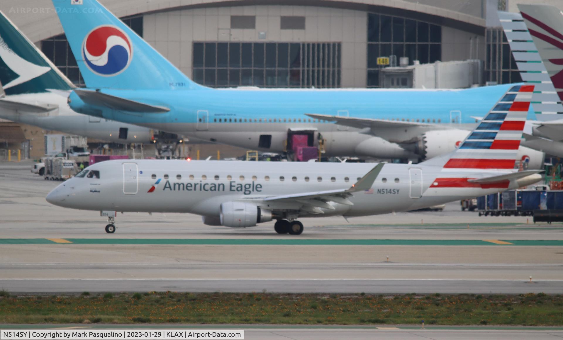 N514SY, 2021 Embraer 175LR (ERJ-170-200LR) C/N 17000895, ERJ-170-200LR