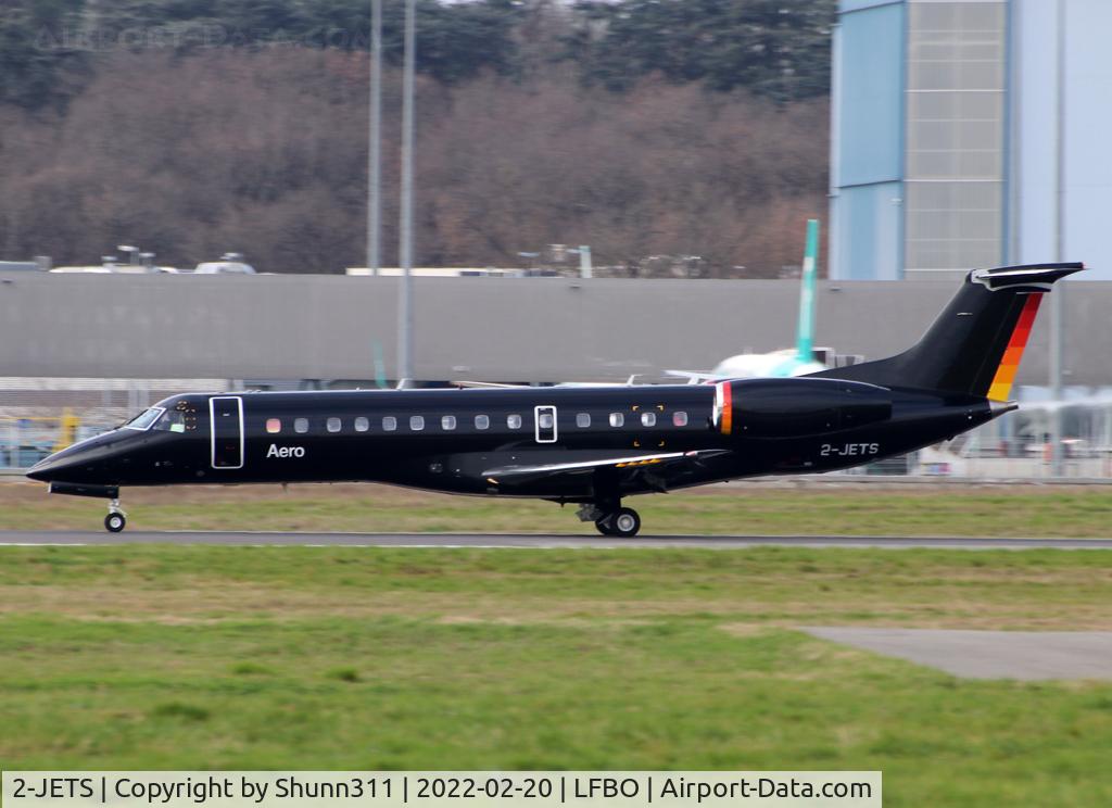 2-JETS, 2003 Embraer ERJ-135LR (EMB-135LR) C/N 145715, Landing rwy 14R