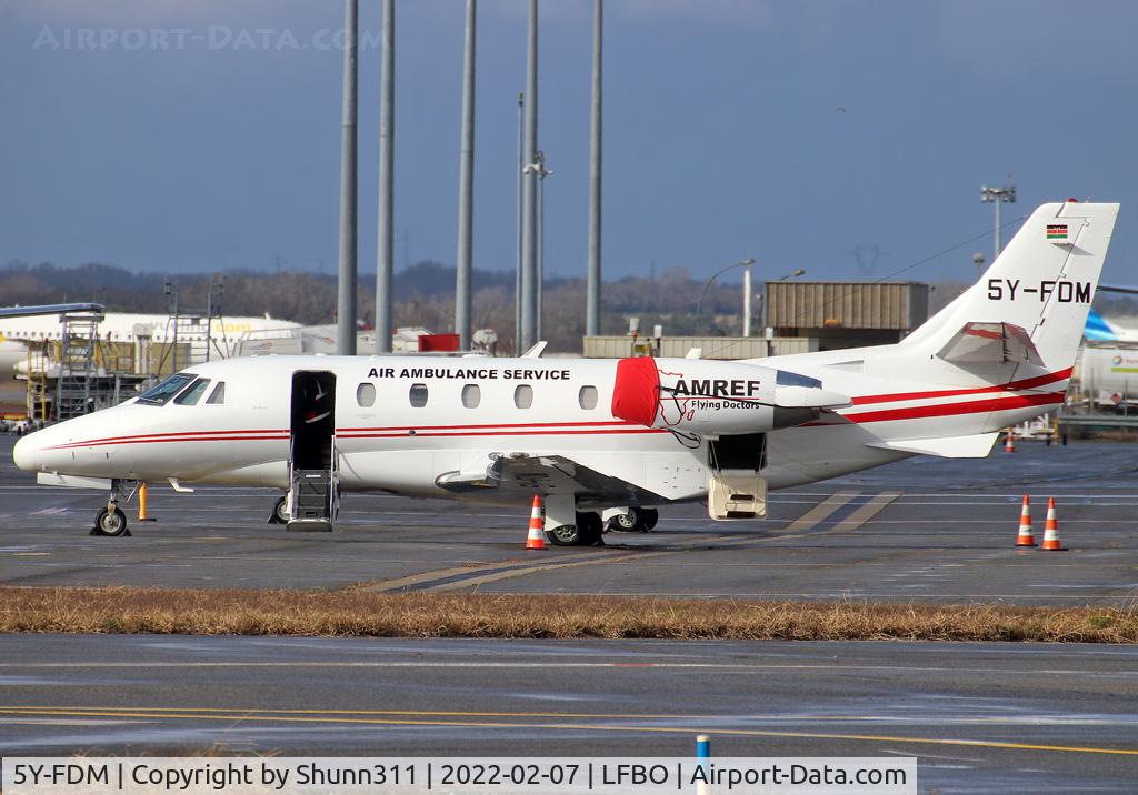 5Y-FDM, Cessna 560XL Citation XLS C/N 560-5674, Parked at the General Aviation area for a rescue flight...