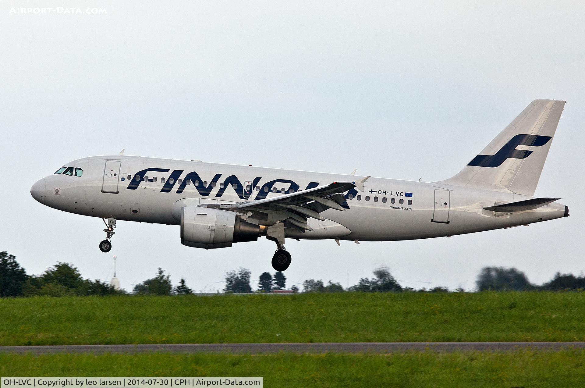OH-LVC, 2000 Airbus A319-112 C/N 1309, Copenhagen 30.7.2014