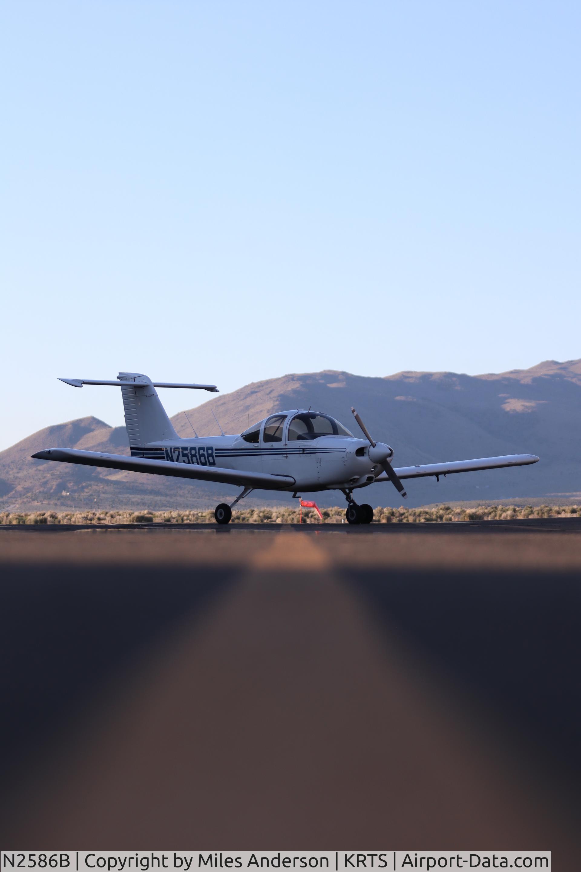 N2586B, 1978 Piper PA-38-112 Tomahawk C/N 38-79A0133, Reno Stead