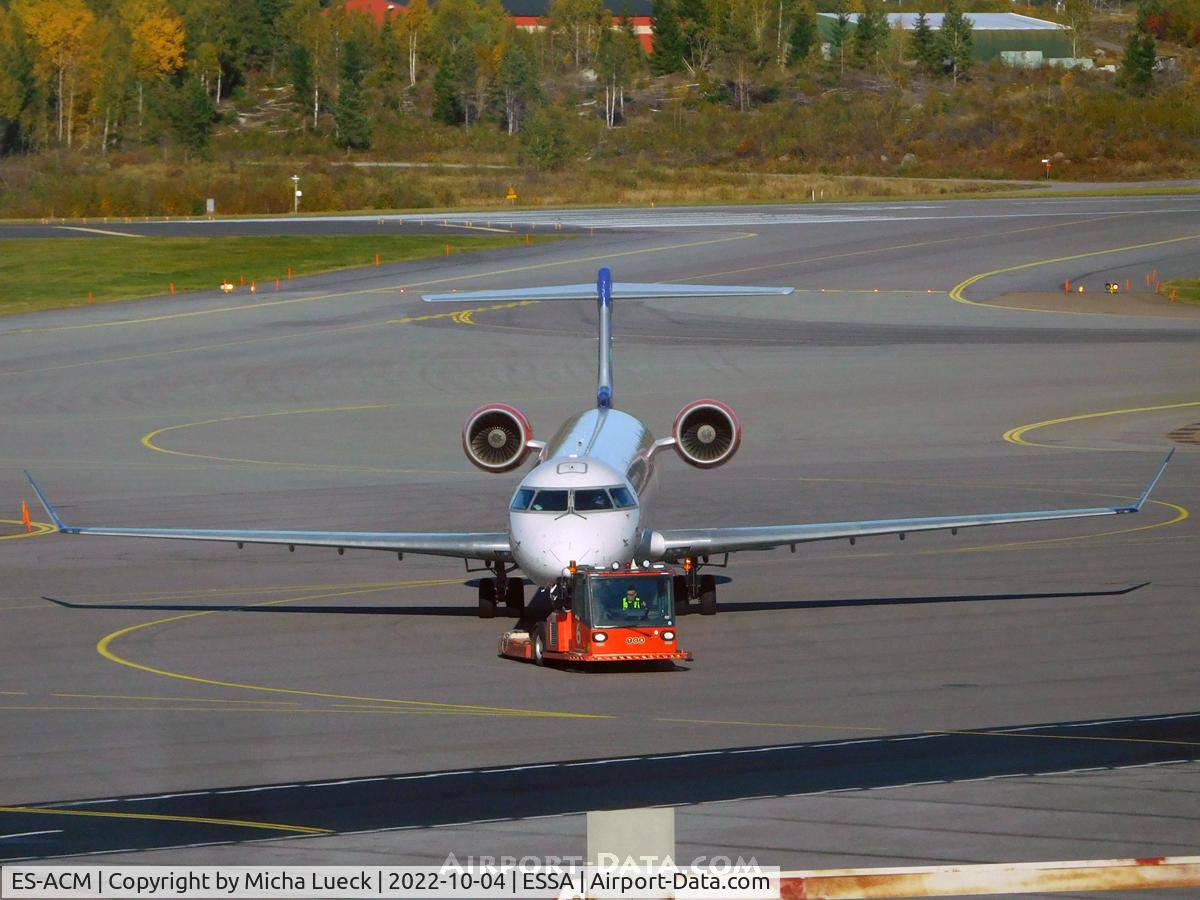 ES-ACM, 2008 Bombardier CRJ-900 (CL-600-2D24) C/N 15206, At Arlanda