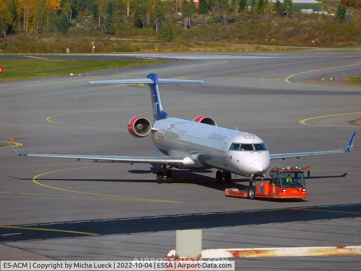 ES-ACM, 2008 Bombardier CRJ-900 (CL-600-2D24) C/N 15206, At Arlanda