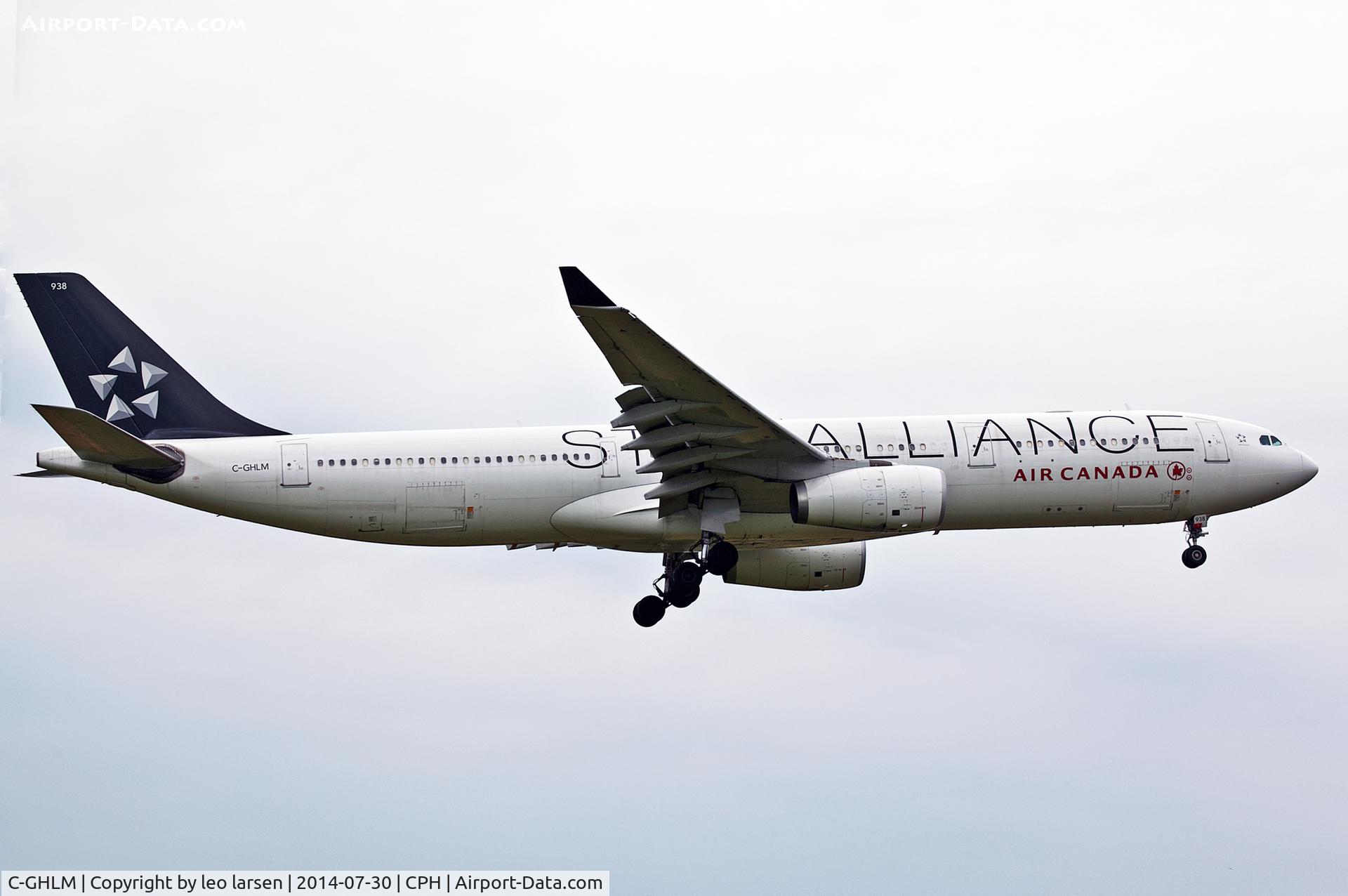 C-GHLM, 2001 Airbus A330-343 C/N 0419, Copenhagen 30.7.2014