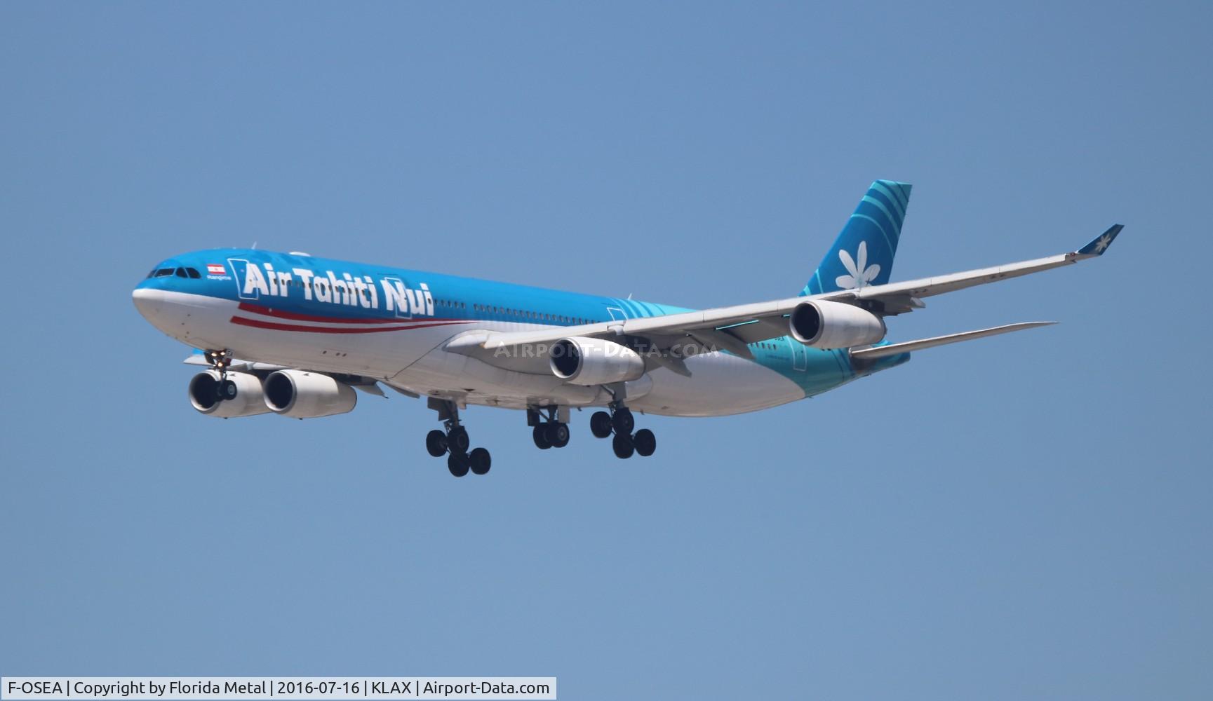 F-OSEA, 2001 Airbus A340-313 C/N 438, Air Tahiti A343 zx