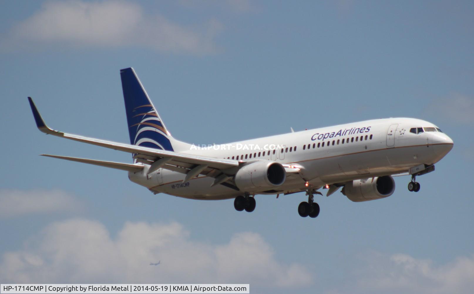 HP-1714CMP, 2010 Boeing 737-8V3 C/N 40891, Copa 738 zx