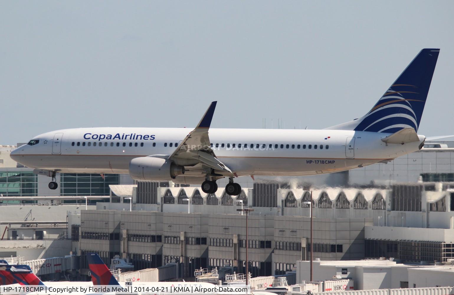 HP-1718CMP, 2011 Boeing 737-8V3 C/N 38139, Copa 738 zx