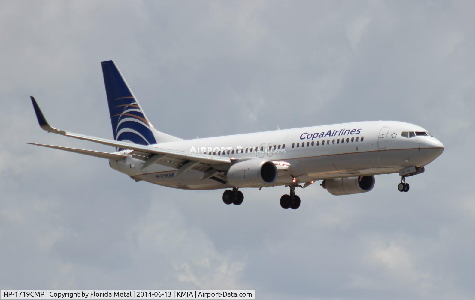 HP-1719CMP, 2011 Boeing 737-8V3 C/N 37957, Copa 738 zx