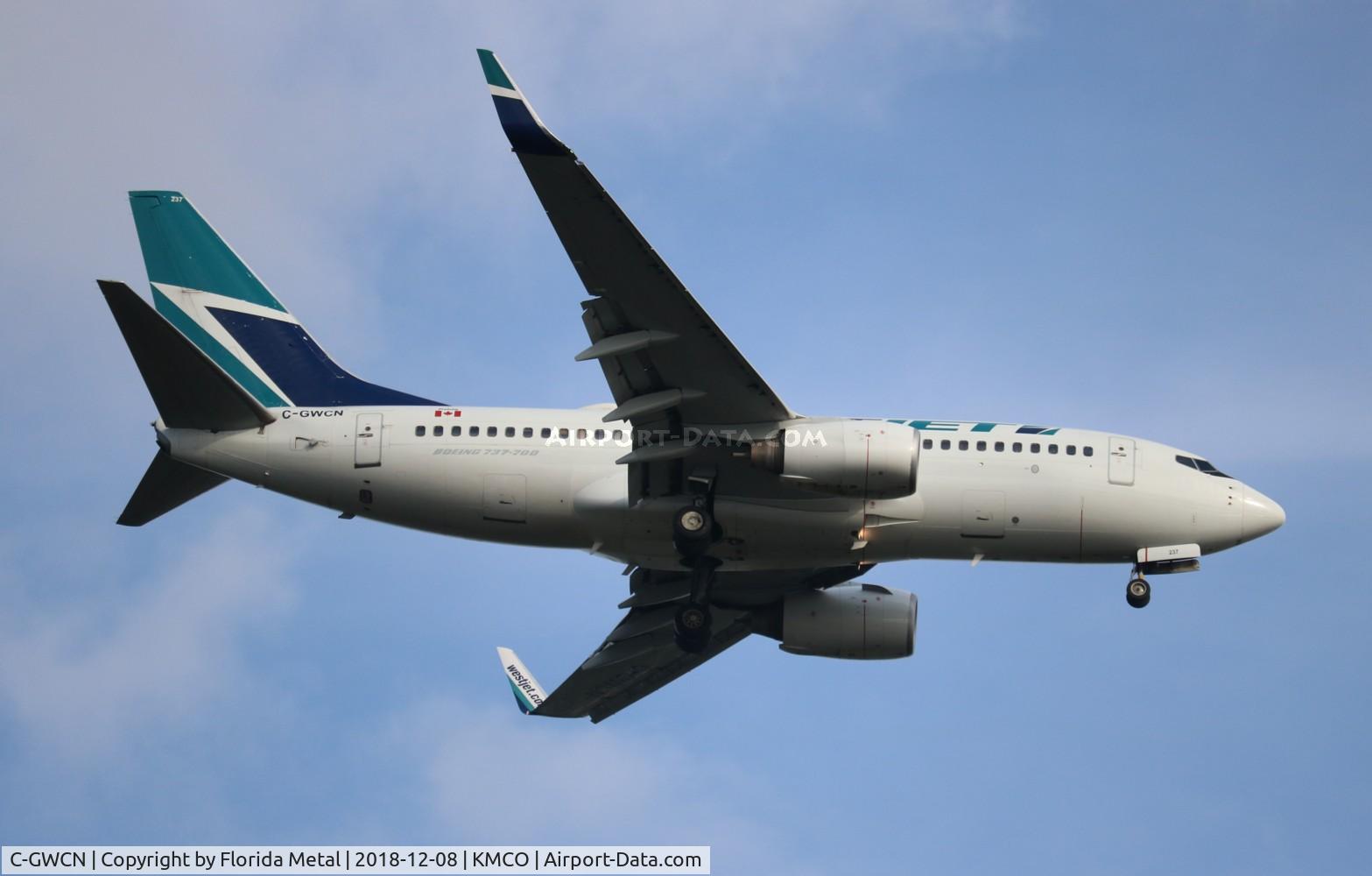 C-GWCN, 2005 Boeing 737-7CT C/N 34157, WestJet 737-700 zx