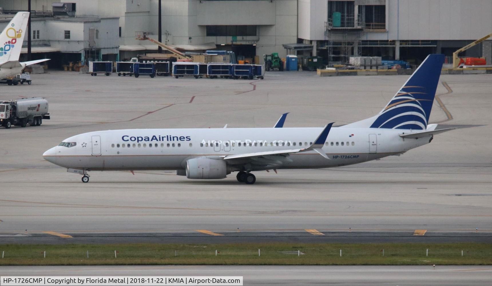 HP-1726CMP, 2012 Boeing 737-86N C/N 38024, Copa 737-800 zx