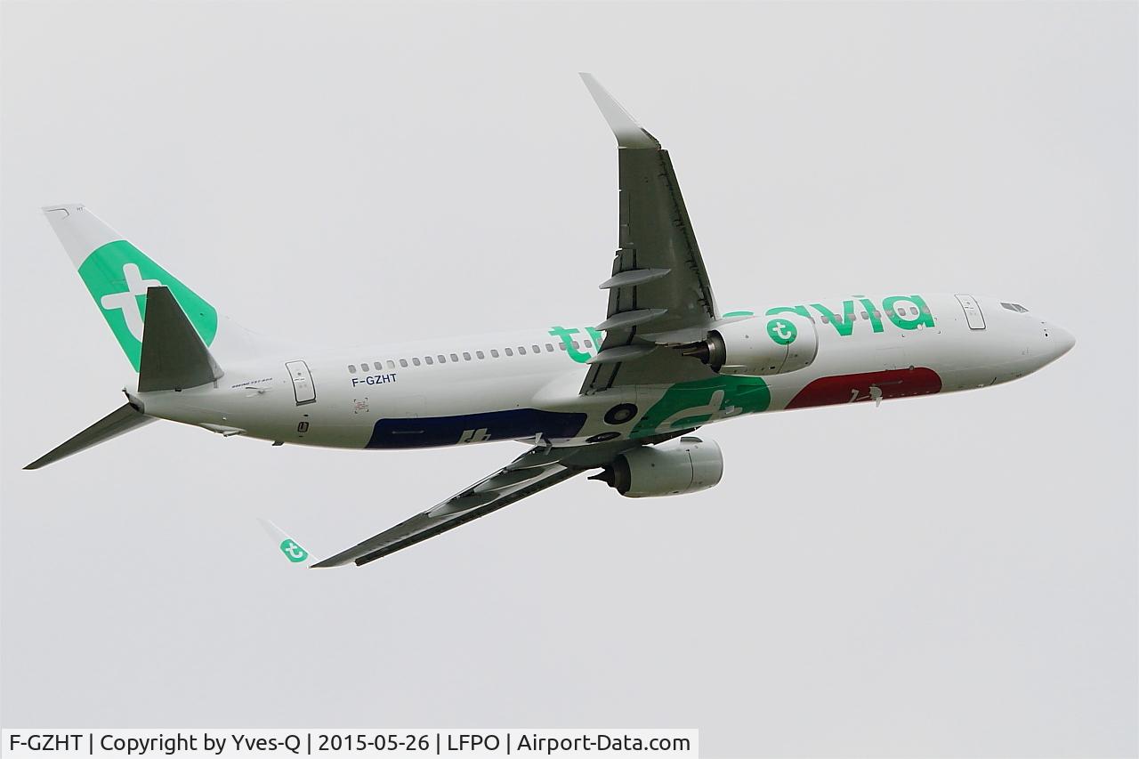 F-GZHT, 2015 Boeing 737-85R C/N 41332/5392, Boeing 737-85R(WL), Climbing from rwy 08, Paris-Orly airport (LFPO-ORY)